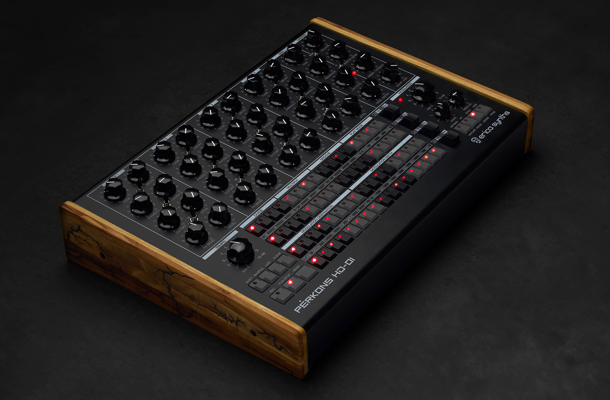 Erica Synths anuncia Perkons HD-01 BLACK Limited Edition (y se